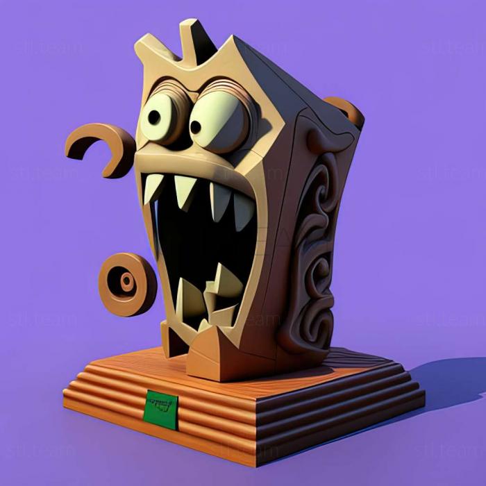 3D model Day of the Tentacle Remastered game (STL)